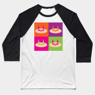 Smiley Cats Baseball T-Shirt